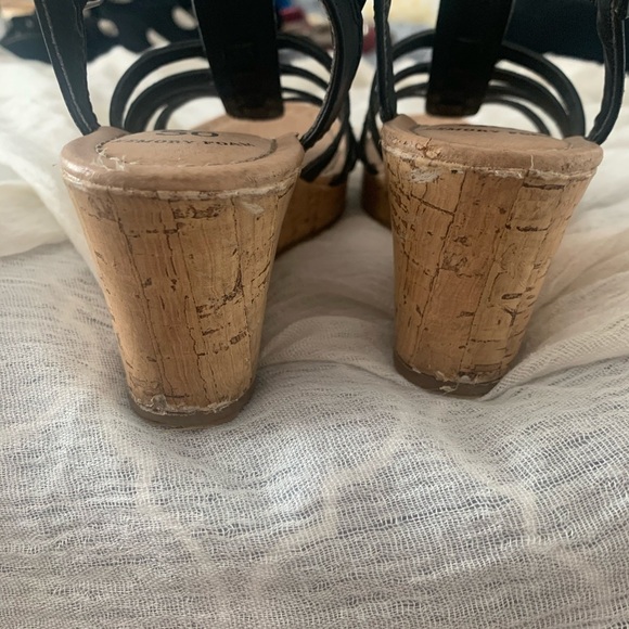 🇺🇸 Girl’s Wedges Sparkly Black - Picture 3 of 6